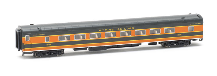 RailSmith Models N scalePullman-Standard lightweight 64-seat coaches. Pre-production sample shown