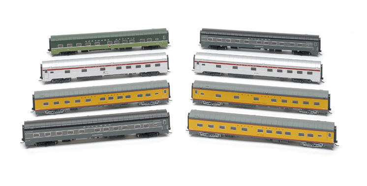 RailSmith Models N scale Pullman-Standard lightweight smooth-side 10-roomette, 6-double-bedroom sleeper