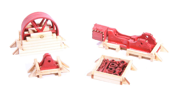 American Model Builders HO scale stationary steam engine load