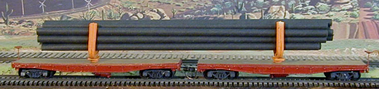Concept Models HO scale old time log flatcar set