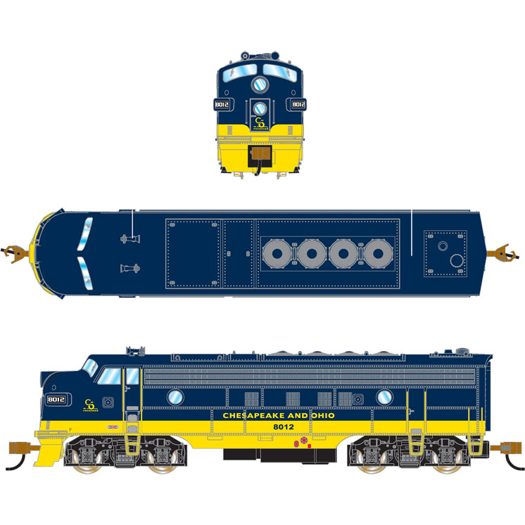 Model Power N scale Electro-Motive Division FP7