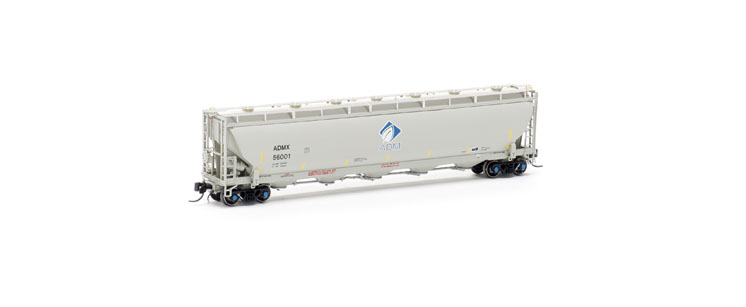 Atlas Model Railroad Co. N scale Trinity 5,660-cubic-foot-capacity Pressure Differential covered hopper