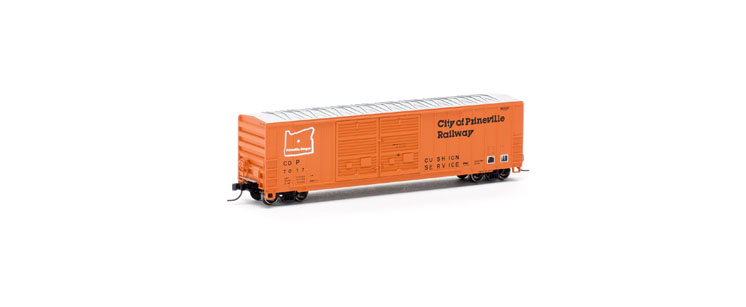 Atlas Model Railroad Co. N scale FMC 5,077-cubic-foot-capacity double-door boxcar