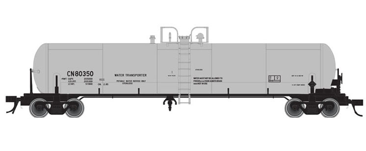 Atlas Model Railroad Co. N scale 20,700-gallon tank car