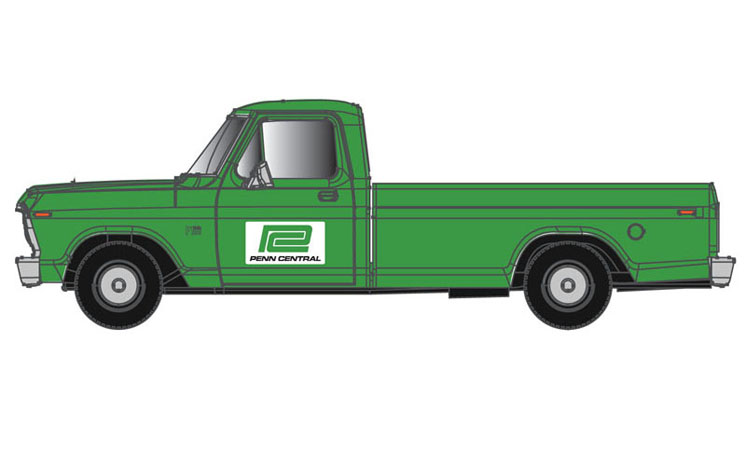 Atlas Model Railroad Co. HO scale Ford F-100 pickup trucks