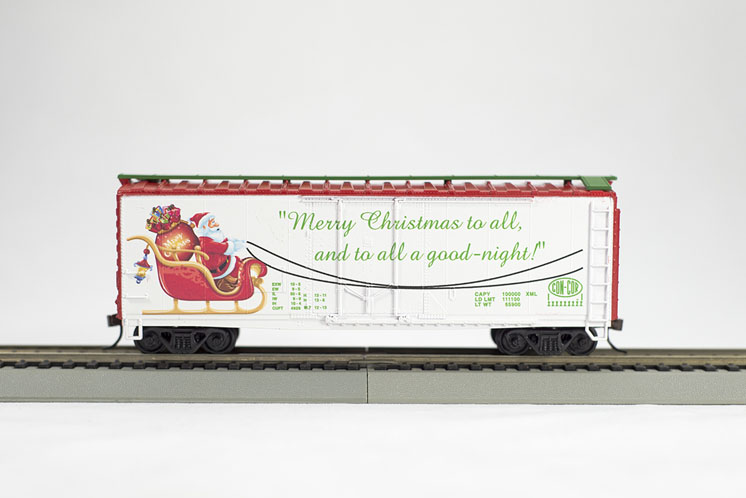 Con-Cor HO scale 40-foot plug-door boxcar