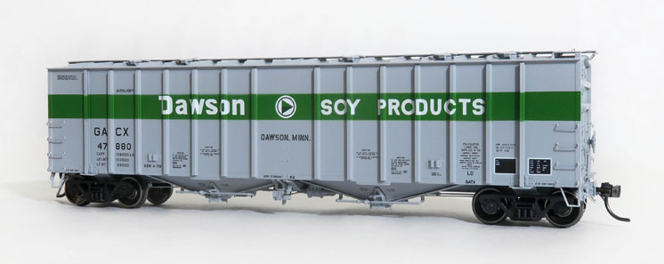 Tangent Scale Models HO scale General American 4,180-cubic-foot-capacity Airslide covered hopper