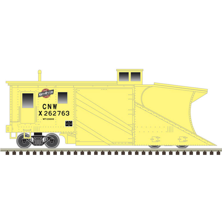 Atlas Model Railroad Co. N scale Russell snow plow