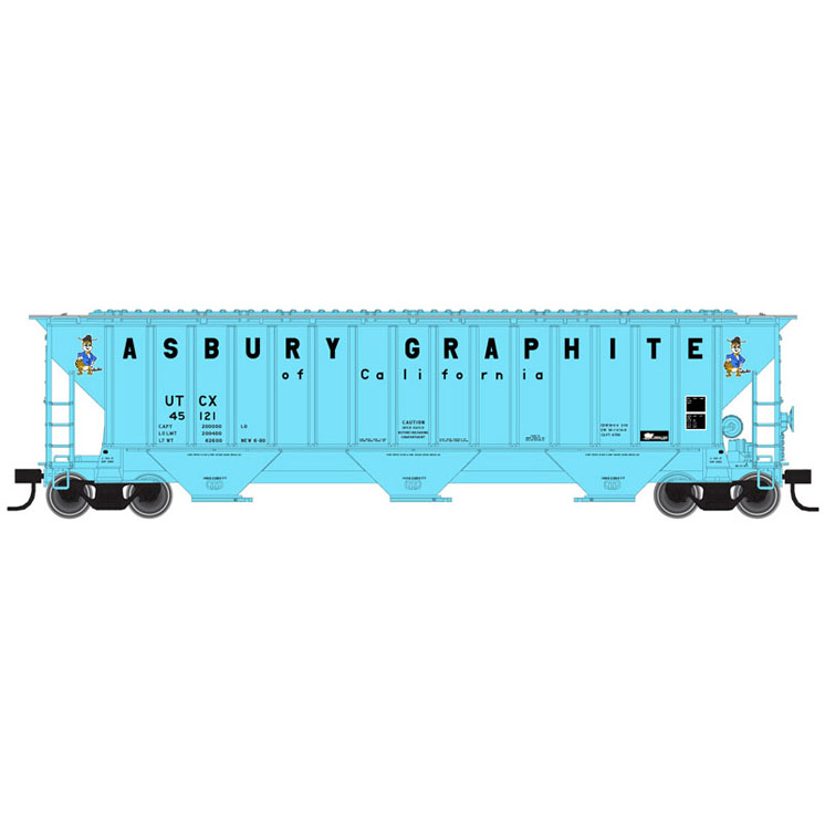 Atlas Model Railroad Co. N scale Thrall 4,750-cubic-foot-capacity three-bay covered hopper