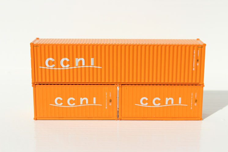 Jacksonville Terminal Co. N scale 20-foot standard-height intermodal container. 