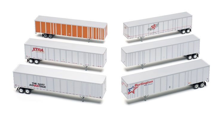 Athearn HO scale Wabash National 53-foot plate trailer