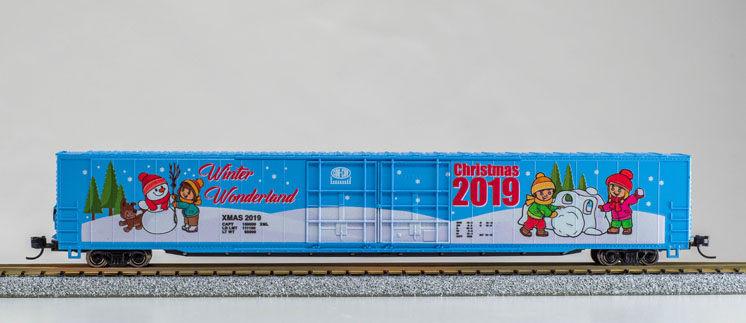 Con-Cor N scale 2019 Christmas car