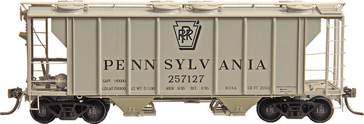 Kadee HO scale PS-2 covered hopper