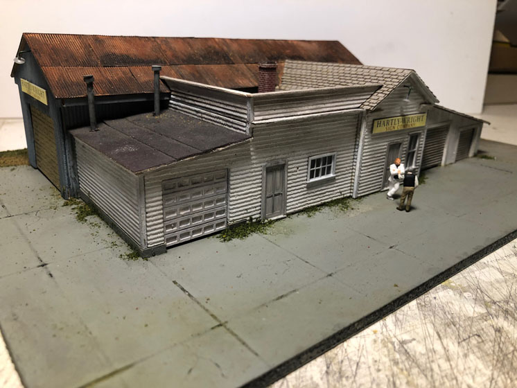 Nick and Nora Designs HO scale Hartly-Wright Sign Co. craftsman kit