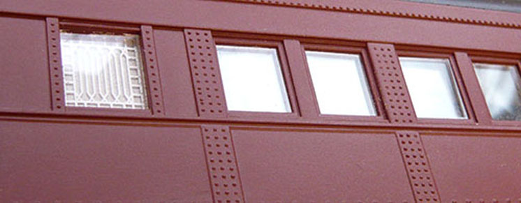Chooch Enterprises O cale flush-fitting passenger car windows