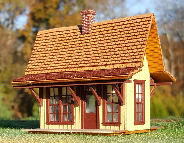 Conowingo Models HO scale Eliminator Depot wood kit