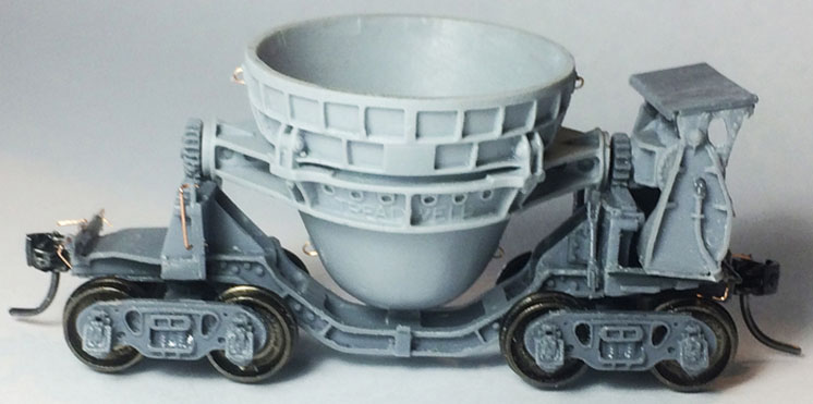 Schuylkill Iron Works HO scale Treadwell slag car