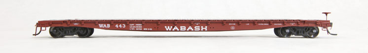 Tangent Scale Models HO scale General Steel Castings 60-foot flatcar