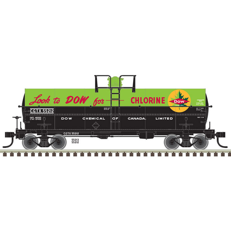 Atlas Model Railroad Co. HO scale American Car & Foundry 11,000-gallon tank car