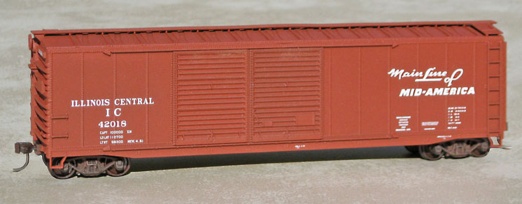 Illinois Central 50-foot double-door boxcar