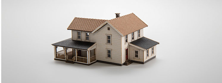 Archistories from ZTrack Z scale turn-of-the-century house