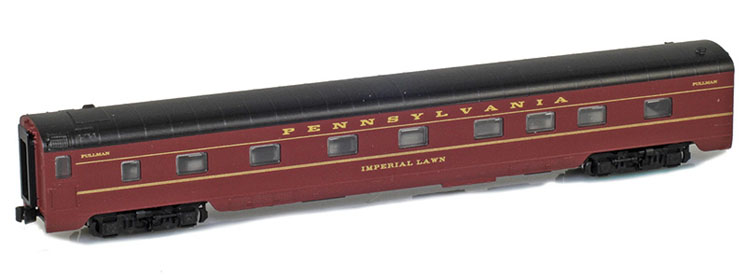 American Z Line Z scale Pennsylvania RR lighweight passenger cars