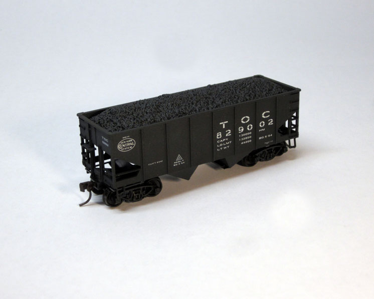 Central Ohio Model RR Club HO scale Accurail Toledo and Central USRA hopper