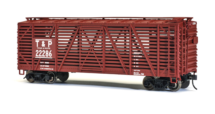 Atlas O O scale 40 foot stockcar