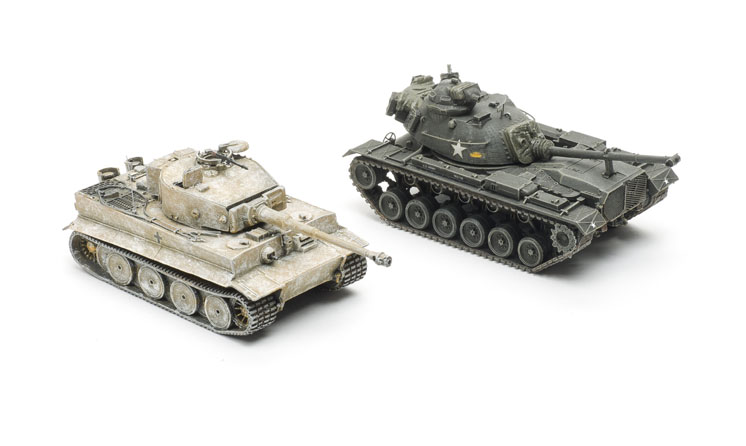 Artitec HO scale assorted military tanks