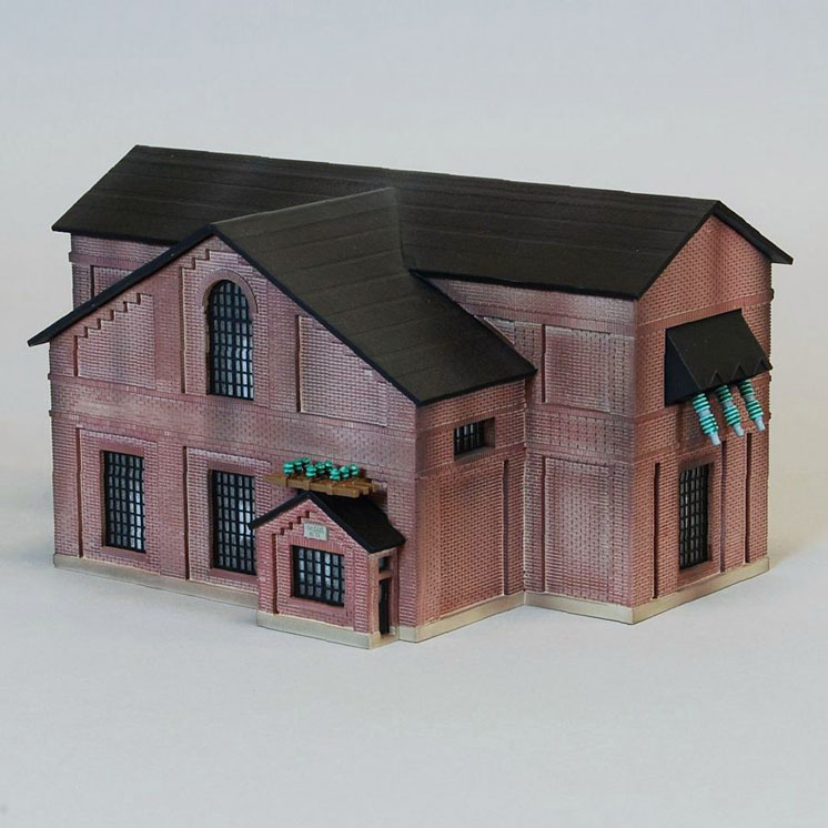 Custom Model Railroads HO scale Milwaukee Road substation no. 12
