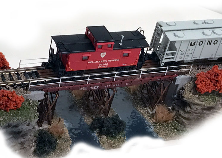 The N scale Architect Flatcar bridge