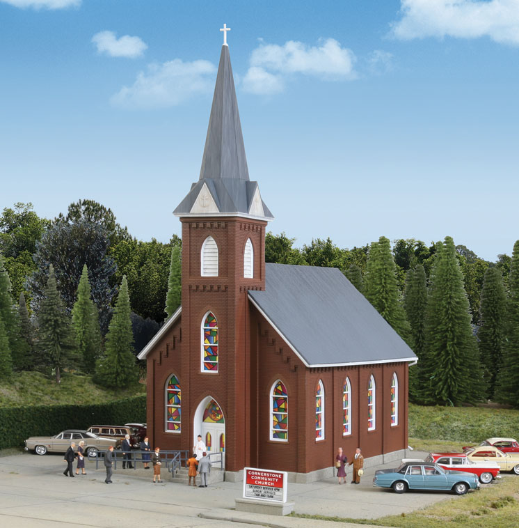 Wm. K. Walthers HO scale brick church
