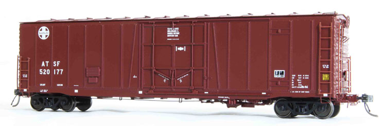 Moloco HO scale Atchison, Topeka & Santa Fe Topeka-built class BX-94 and BX-97 boxcars