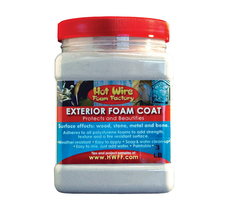 Hot Wire Foam Factory Exterior Foam Coat