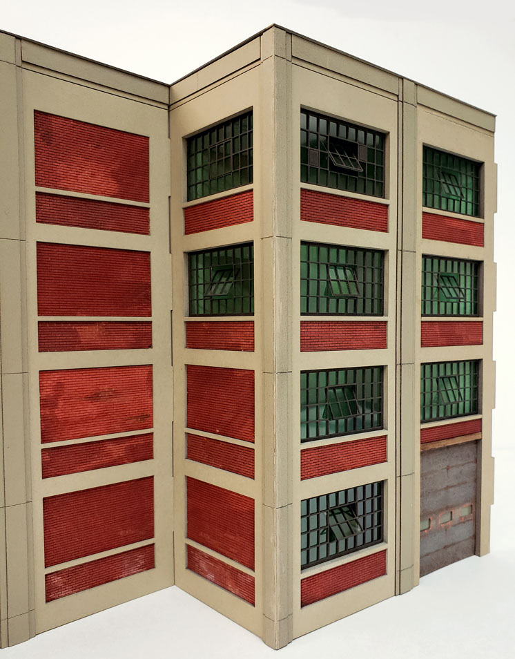 ITLA Scale Models Inc. HO scale Modular industrial wall system