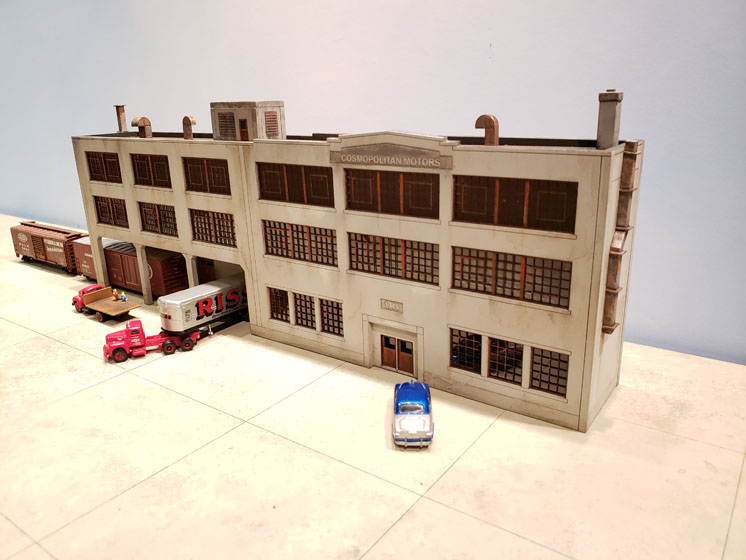 ITLA Scale Models N scale Cosmopolitan Motors shallow-relief structure