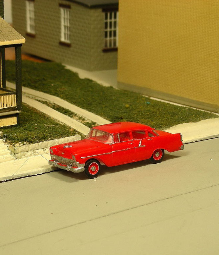 Sylvan Scale Models HO scale 1956 Chevy 150 sedan
