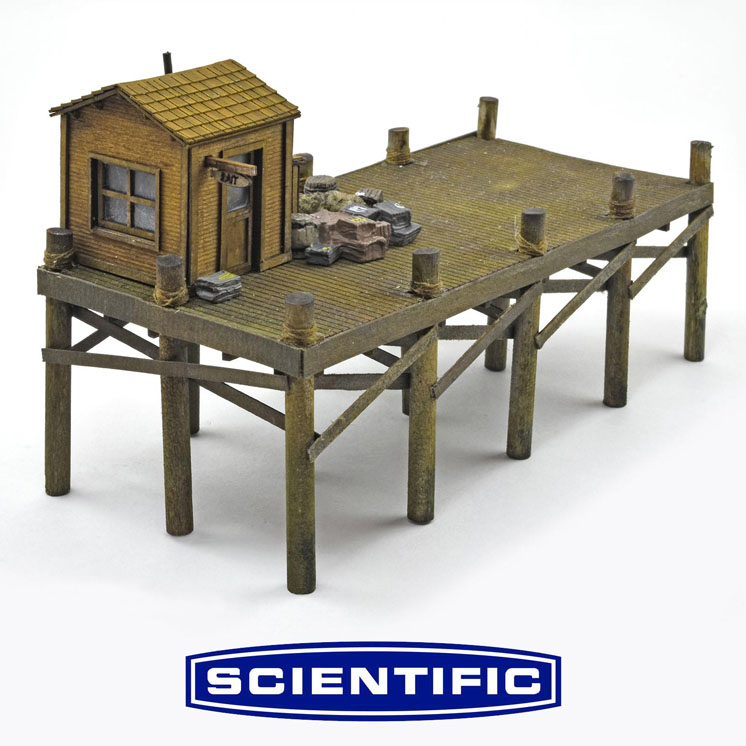 Micro-Mark HO scale Old Hook Eye’s bait shop