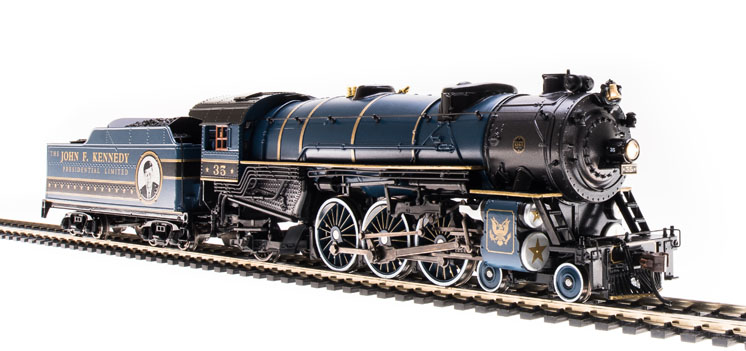 Broadway Limited Imports HO scale 4-6-2 Pacific steam locomotive