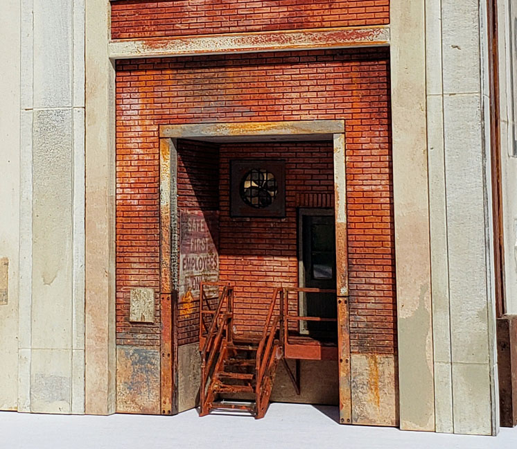 ITLA Scale Models HO scale personnel entryway