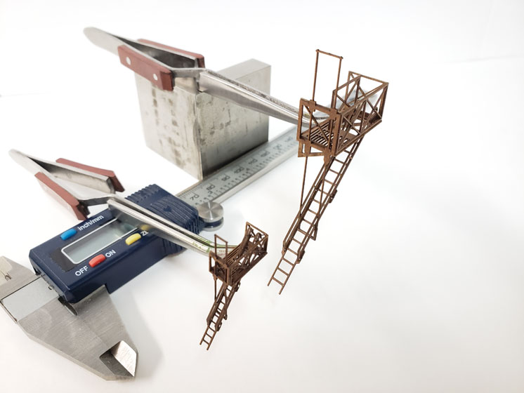 ITLA Scale Models HO scale fire escapes