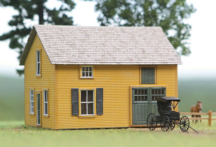 Bollinger Edgerly Scale Trains HO scale Francis Diamond Carriage House kit