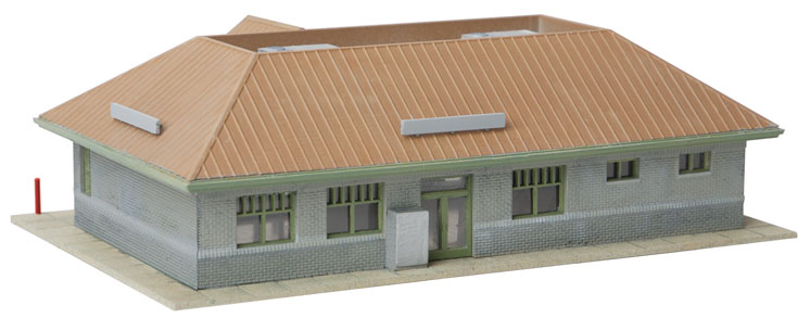 Walthers N scale suburban station