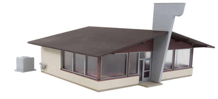 Walthers HO scale vintage roadside restaurant