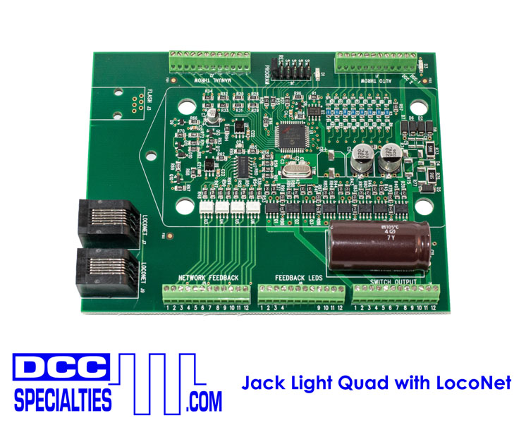 Tony's Train Exchange Jack Light Quad with LocoNet