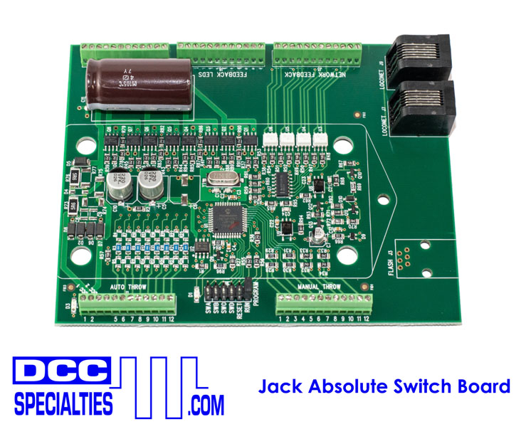 Tony's Train Exchange Jack Discrete absolute switch board
