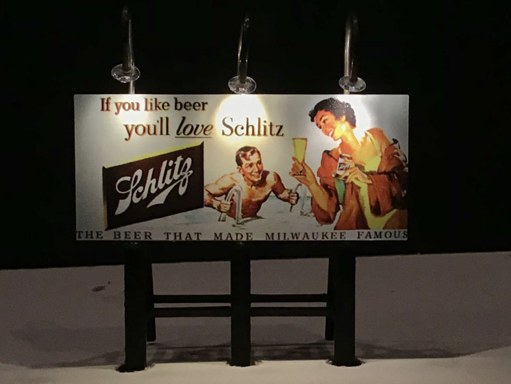 Dwarvin lighted billboard