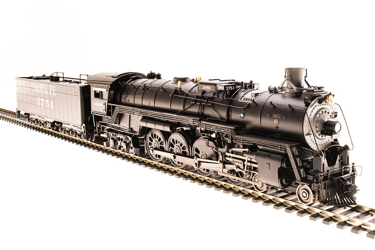 Broadway Limited Imports HO scale Atchison, Topeka & Santa Fe 4-8-4 Northern steam locomotive