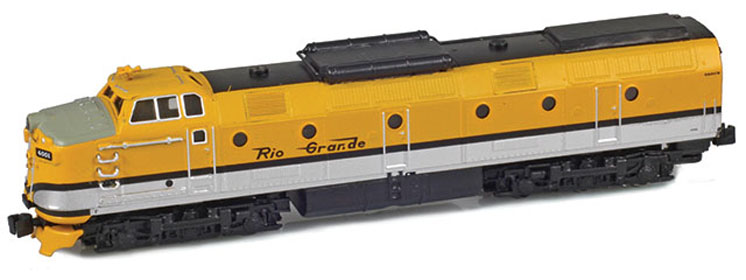 American Z Line Z scale Krauss-Maffei ML-4000 diesel-hydraulic locomotive