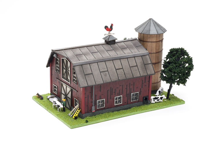 Menards HO scale Red Barn